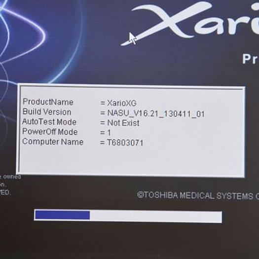 Used TOSHIBA Xario XG ultrasound scanner (SSA-680A)