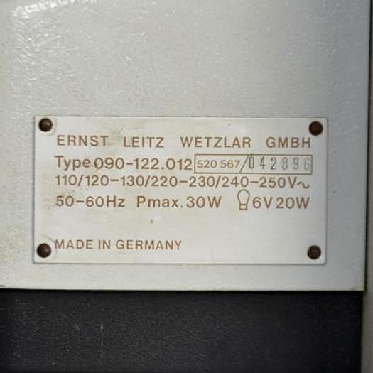 Used LEITZ INVERTED MICROSCOPE - TYPE 090-122.012