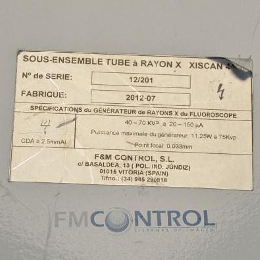 Used FMCONTROL XISCAN 4400 SMALL FRAGMENT IMAGE INTENSIFIER