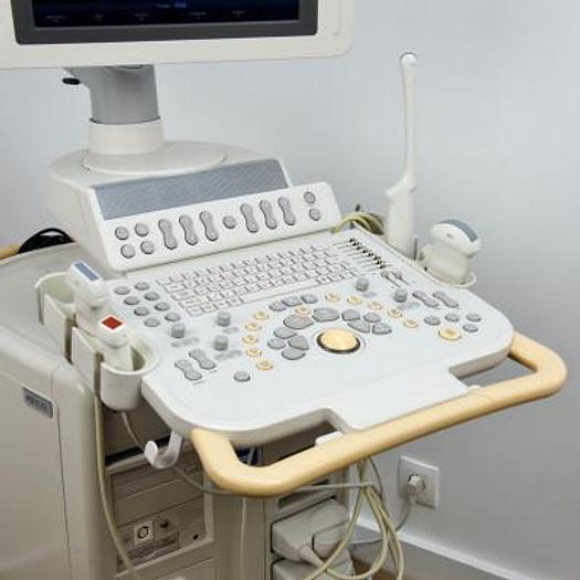 Used PHILIPS HD11XE ECHOCARDIOGRAPH WITH 4 PROBES AND FLAT SCREEN