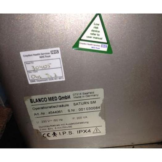 Used BLANCO TRUMPF MULTIDISCIPLINARY ELECTRIC OPERATING TABLE MODEL SATURN