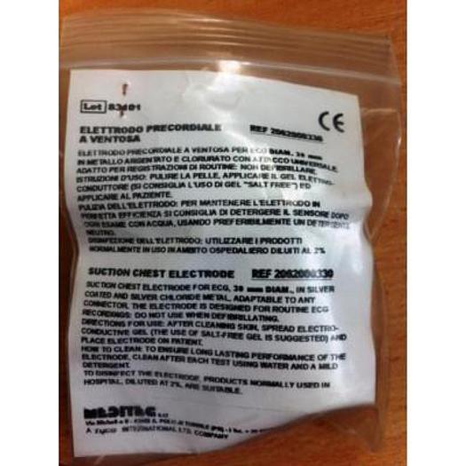 SUCTION CUP ELECTRODE FOR ECG 30 MM METAL-BASED BULB