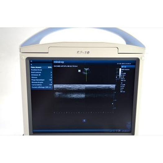 MINDRAY DP-10 ULTRASOUND SCANNER WITH LED MONITOR AND 1 CONVEX PROBE