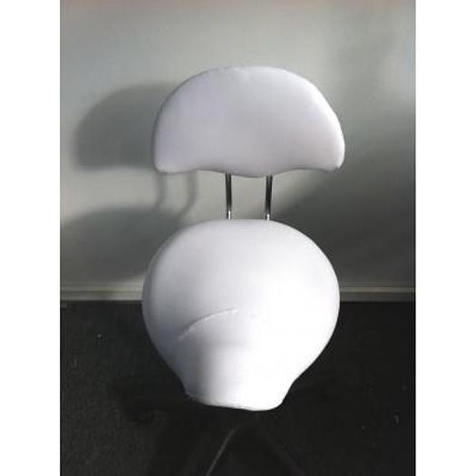 STOOL WITH BACKREST, VARIABLE HEIGHT