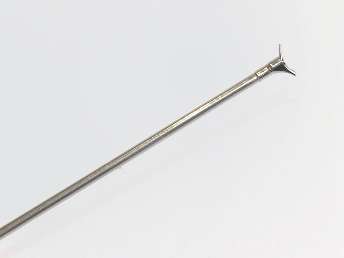 Used COMPLETE SET OF ARTHROSCOPY SCISSORS (ACUFLEX SMITH & NEPHEW), CIGAR HANDLE