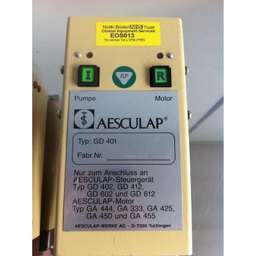 Used AESCULAP MICROTRON MOTOR WITH PEDAL, HOUSING AND MOTOR. SUITABLE FOR ORL/NEURO/DENTAL USE