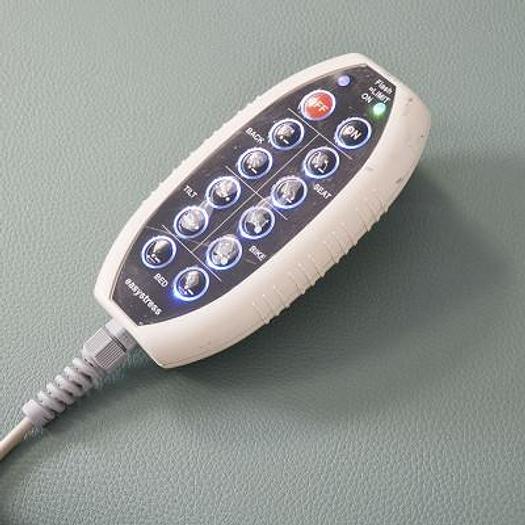 Used ECOGITO MEDICAL ELECTRIC EXAMINATION COUCH FOR ECHOCARDIOGRAPHY WITH CYCLE EXERCISE PROGRAM CONTROL BOX