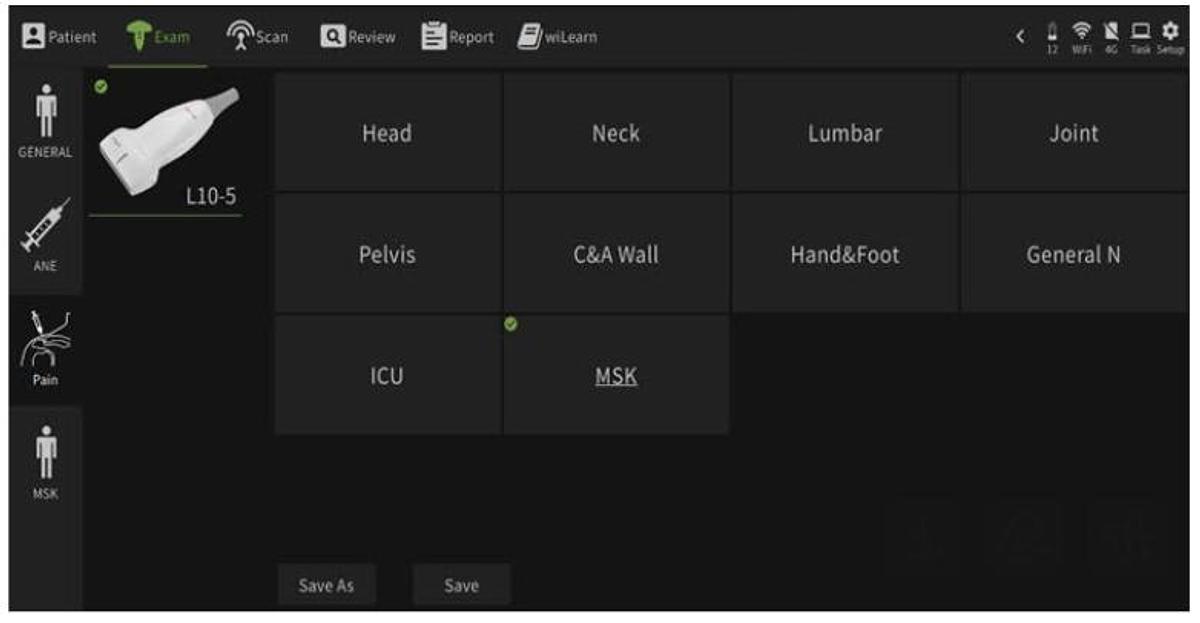ECHOGRAPHE WISONIC PILOTER