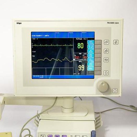 Used DRÄGER PM 8060 VITARA MULTIPARAMETER ANESTHESIA MONITOR