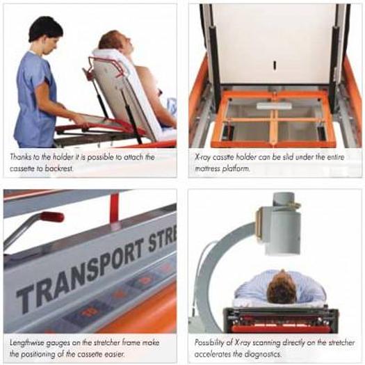 Used LINET SPRINT EMERGENCY STRETCHER TROLLEY