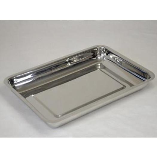 RECTANGULAR STAINLESS STEEL TRAY 20 x 13 x 2.5 CM
