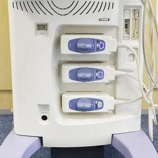 Used ALOKA SSD-3500 PROSOUND ULTRASOUND SCANNER, FLAT SCREEN AND 3 PROBES