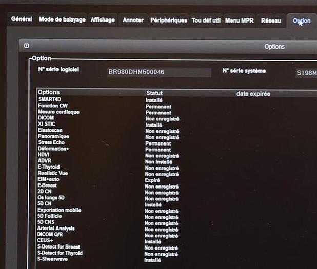 D'occasion ECHOGRAPHE CARDIAQUE  SAMSUNG HS 70 