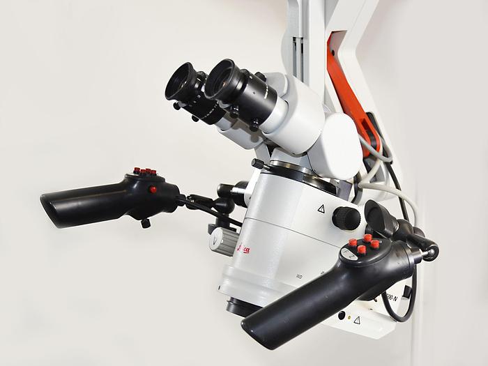 Used LEICA M500-N NEUROSURGICAL OPERATING MICROSCOPE