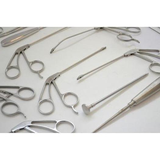 Used BOX WITH ACKERMAN ARTHROSCOPY INSTRUMENTS