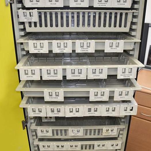 Used DRUG DISPENSING CABINET ON WHEELS