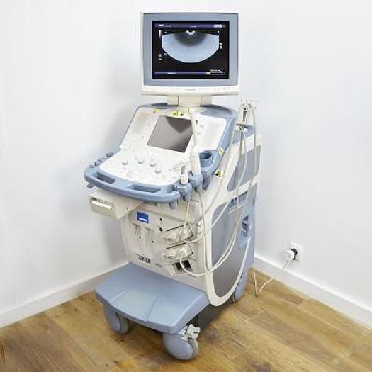 Used TOSHIBA XARIO COLOR DOPPLER ULTRASOUND SCANNER WITH 2 PROBES