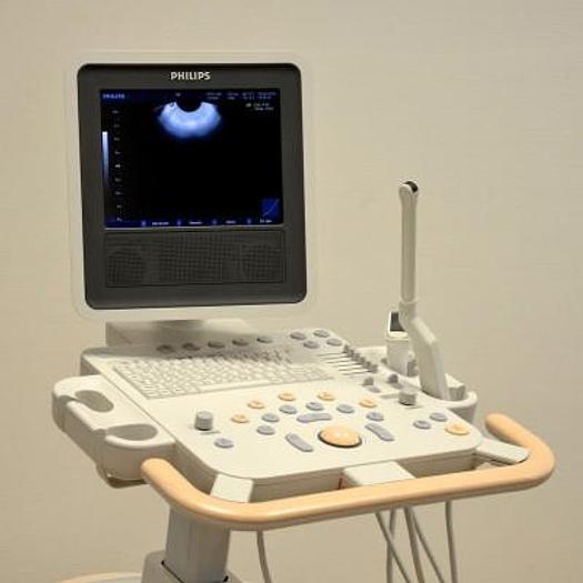 Used PHILIPS HD3 COLOR DOPPLER ULTRASOUND WITH ABDOMINAL PROBE AND ENDOVAGINAL PROBE