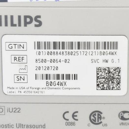 Used PHILIPS IU22 3D/4D RADIO ECHOCARDIOGRAPH + CARDIO + GYNECO