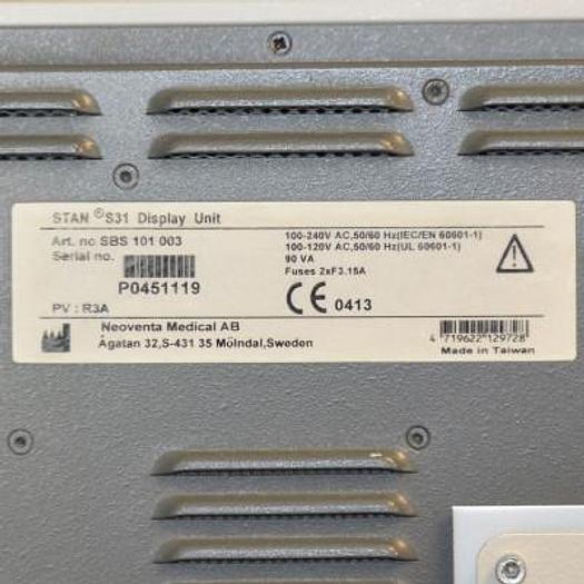 Used NEOVENTA STAN 31 GEMELLAR TOCOCARDIOGRAPH WITH TOCO PROBE AND 2 FETAL PROBES, MATERNAL MONITORING (PNI, SPO2)