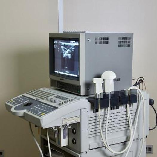 Used ESAOTE MEDICA AU4 IDEA COLOR DOPPLER ULTRASOUND SCANNER WITH 2 PROBES