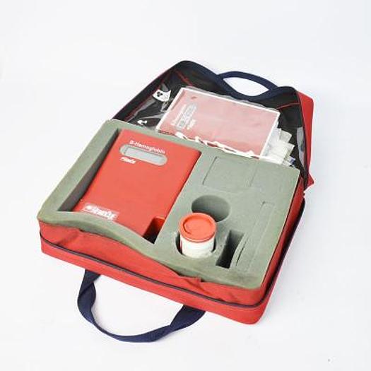 Used HEMOCUE B-HEMOGLOBIN PORTABLE BLOOD ANALYZER
