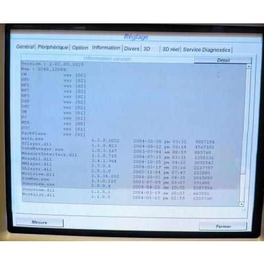 Used ACCUVIX XQ 3D/4D ULTRASOUND SCANNER WITH 4 PROBES