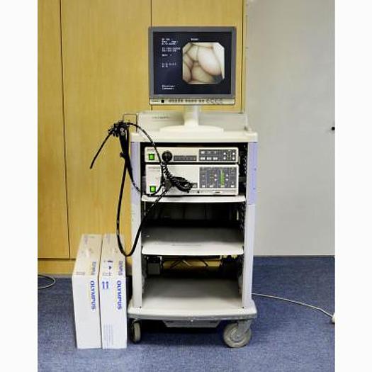 Used OLYMPUS SERIES 240 DIGESTIVE ENDOSCOPY COLUMN