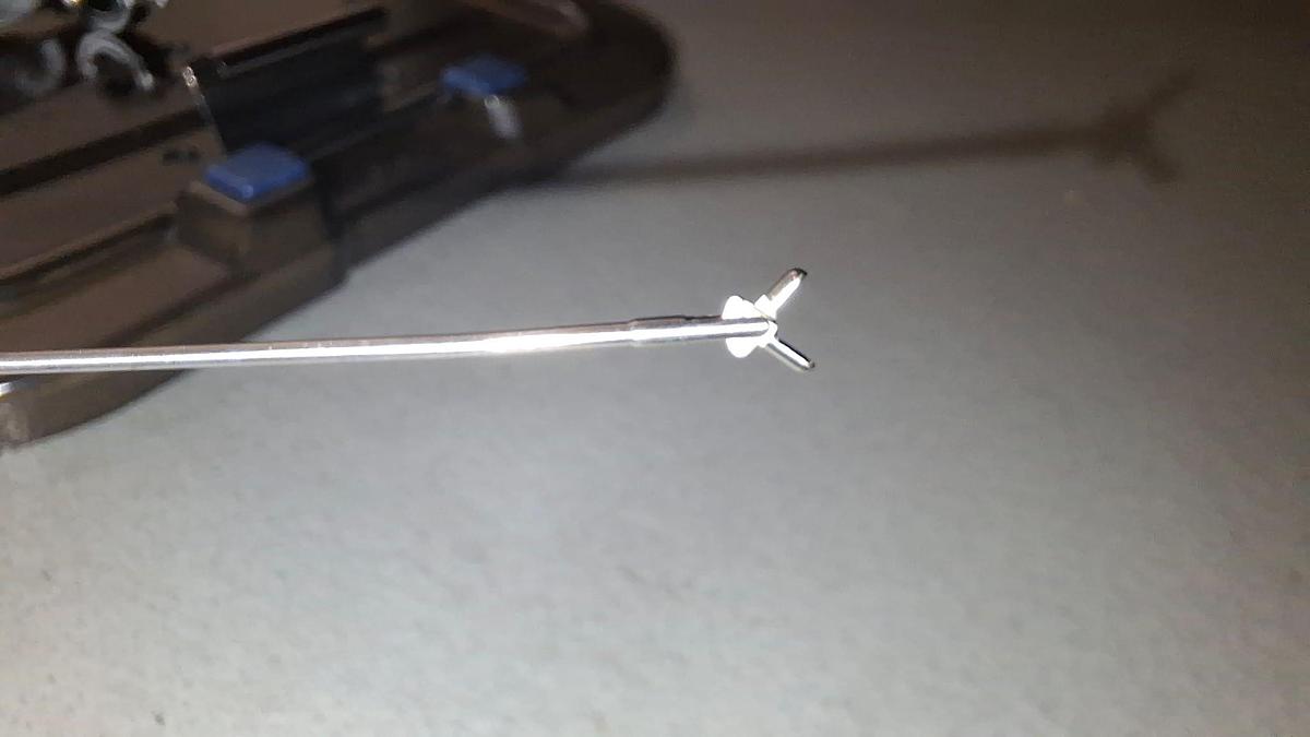 D'occasion HYSTEROSCOPE COMPACT RICHARD WOLF 8986.401   30°  L30cm AVEC CANAL OPERATEUR ET PINCE A BIOPSIE