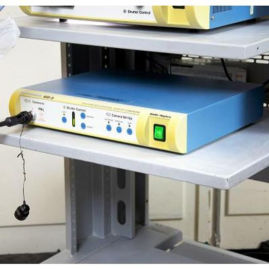 Used COLUMN WITH 15" SONY MONITOR AND XENON LIGHT SOURCE AND 3 CCD SMITH AND NEPHEW CAMERA