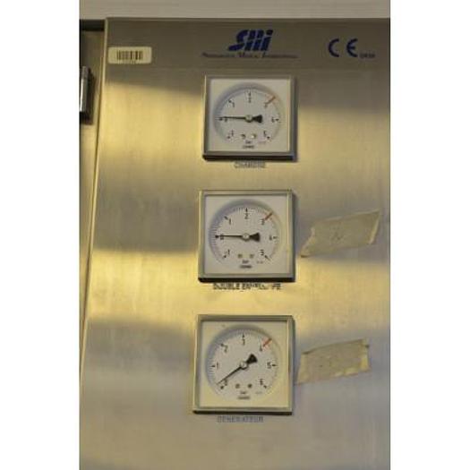 Used AUTOCLAVE SMI STERIMATIC TYPE STE8322 S/N 11876, DOUBLE DOOR 6 BASKETS,