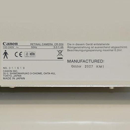 NON-MYDRIATIC RETINOGRAPH CANON CR-DGi