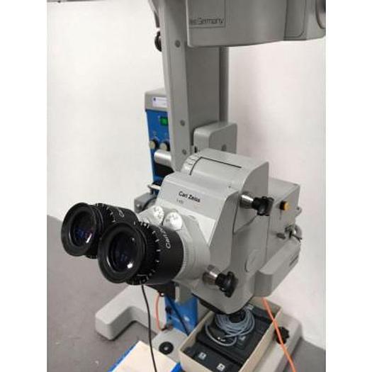 Used ZEISS OMPI CS OPHTHALMIC OPERATING MICROSCOPE WITH FOCUS ZOOM AND XY PEDAL CONTROLS