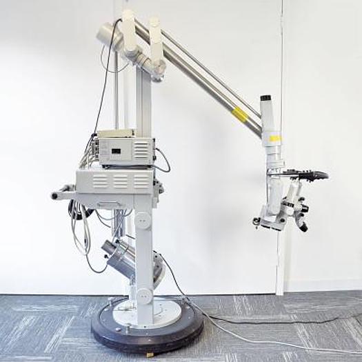 Used ZEISS NAG NC31 NEUROSURGERY MICROSCOPE WITH DOUBLE BINOCULARS