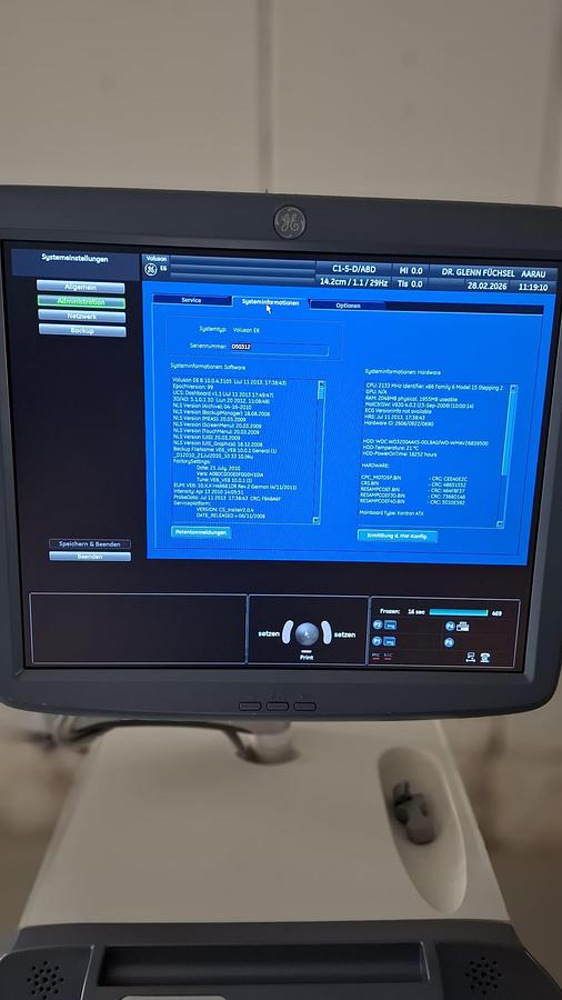 D'occasion ULTRASOUND GENERAL ELECTRIC GE VOLUSON E6