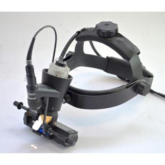 Used COHERENT NOVUS 2000 INDIRECT LASER WITH OPHTHALMOSCOPE MOUNTED ON OPERATOR'S HELMET