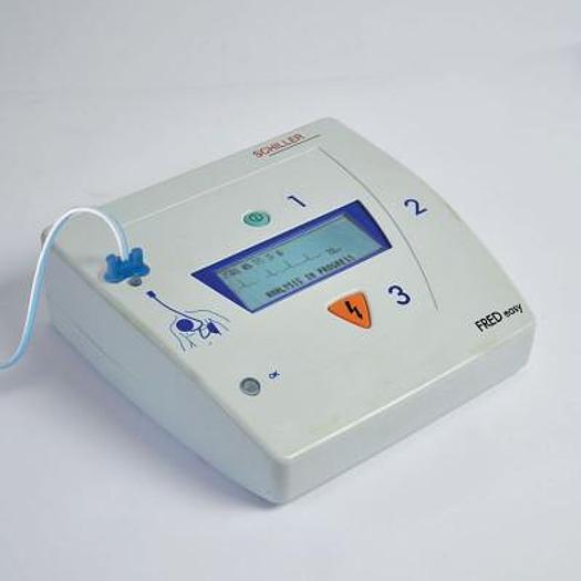 Used SCHILLER FREDEASY SEMI-AUTOMATIC DEFIBRILLATOR