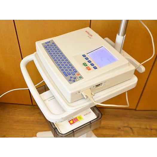 Used SCHILLER CARDIOVIT AT-102 HIGH-PERFORMANCE MULTIFUNCTIONAL ECG