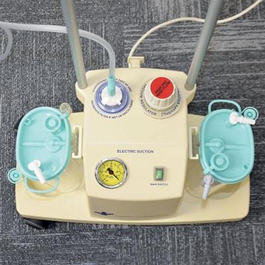 Used THERAPY EQUIPMENT TWO JAR SURGICAL ASPIRATOR MODEL 8011V35