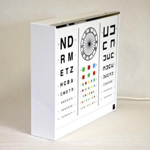 OPTOTYPE WITH SERIGRAPHY FOR ADULTS (WECKER) WITH METHACRYLATE SCREEN