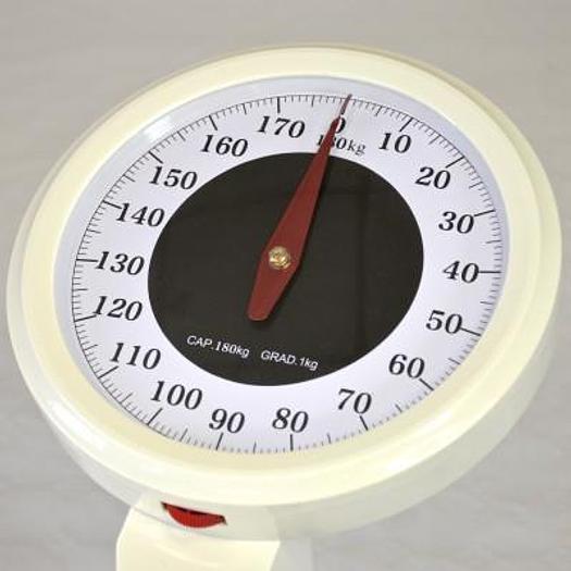 180 KG HIGH DIAL SCALE AND 210 CM MEASURING ROD