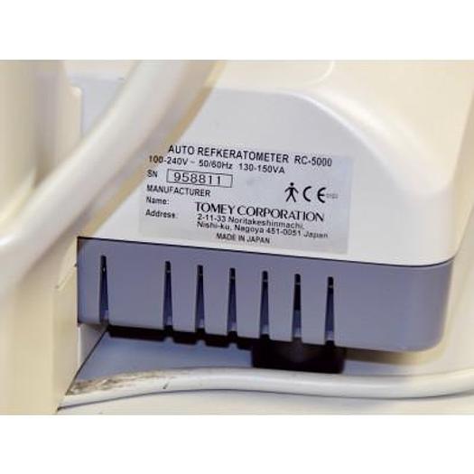Used AUTO KERATOREFRACTOMETER TOMEY RC5000