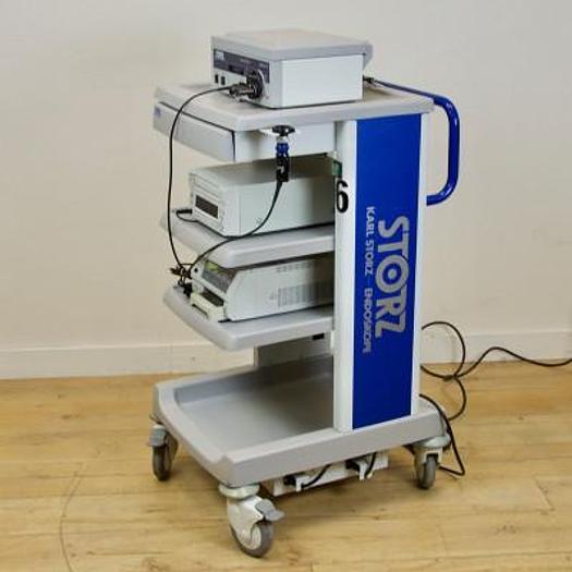 Used KARL STORZ PORTABLE ENDOSCOPY COLUMN TELEPACK MODEL
