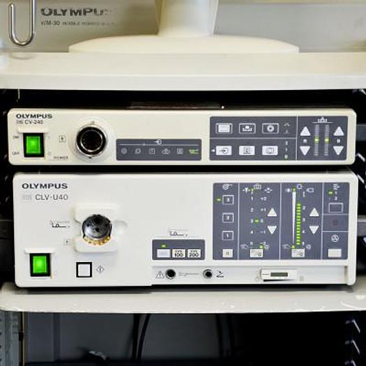 Used OLYMPUS SERIES 240 DIGESTIVE ENDOSCOPY COLUMN