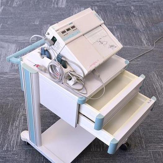 Used PHILIPS SERIES 50 IP-2 CARDIOTOCOGRAPH WITH CARDIO LEAD (TWIN) AND UTERINE CONTRACTION LEAD