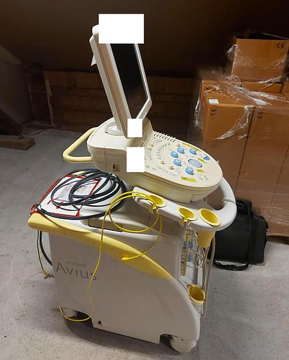 Used HITACHI HI VISION AVIUS ULTRASOUND with 2 probes