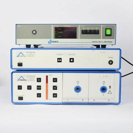 Used ENDOSCOPY SET CONSISTING OF DYONICS DYOCAM 650 ENDOSCOPY CAMERA AND DYONICS LIGHT SOURCE