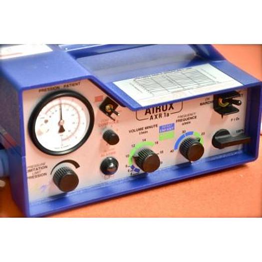 Used PORTABLE EMERGENCY VENTILATOR AXR1A AIROX AV PATIENT CIRCUIT