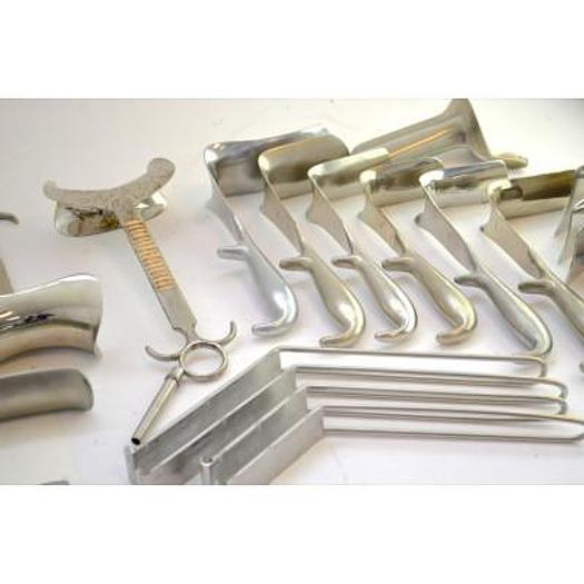 Used PLASTIC BOX WITH VALVE AND SPACER SET