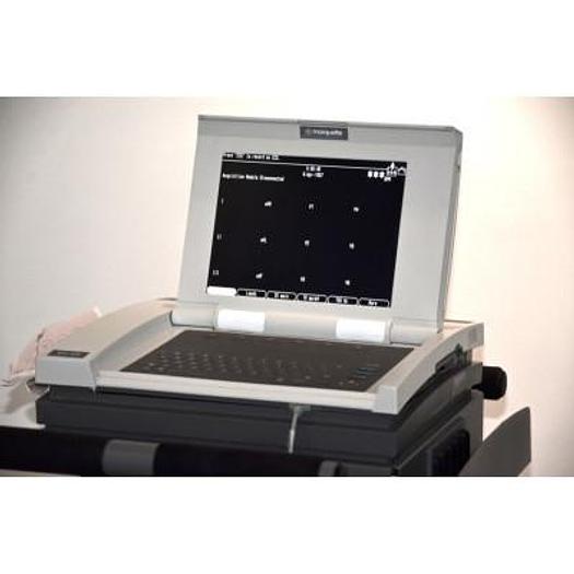 Used ECG ON GENERAL ELECTRIC MAC 5000 12-CHANNEL CART, WITH INTERPRETATION SOFTWARE